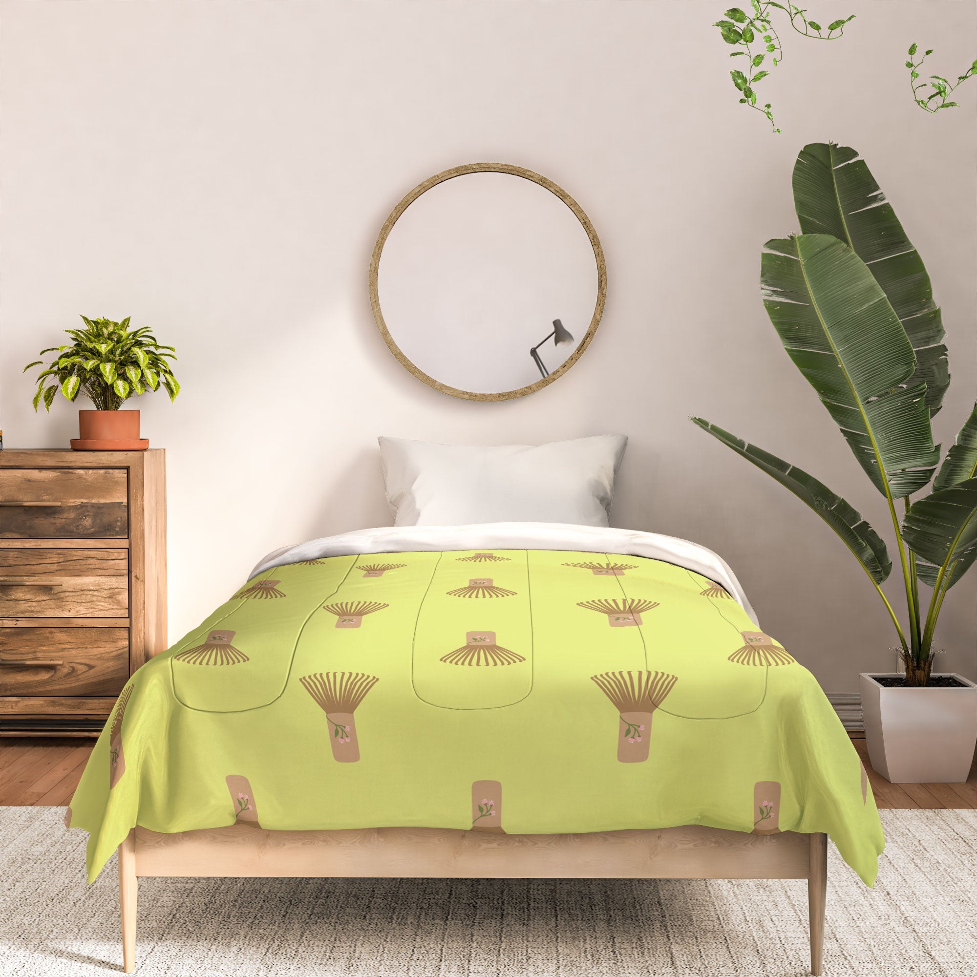 Design by Spark Matcha Whisk Comforter