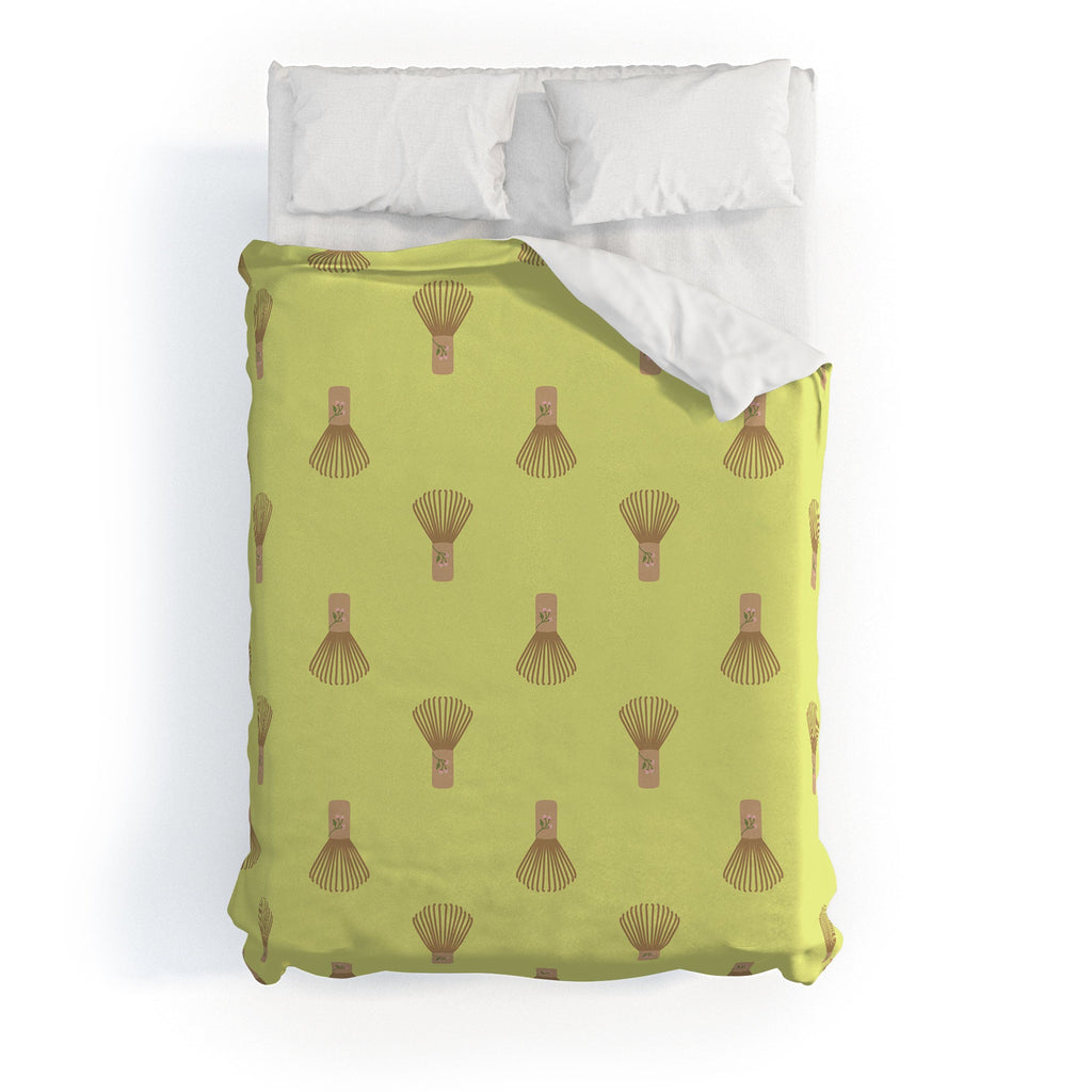 Design by Spark Matcha Whisk Duvet Cover