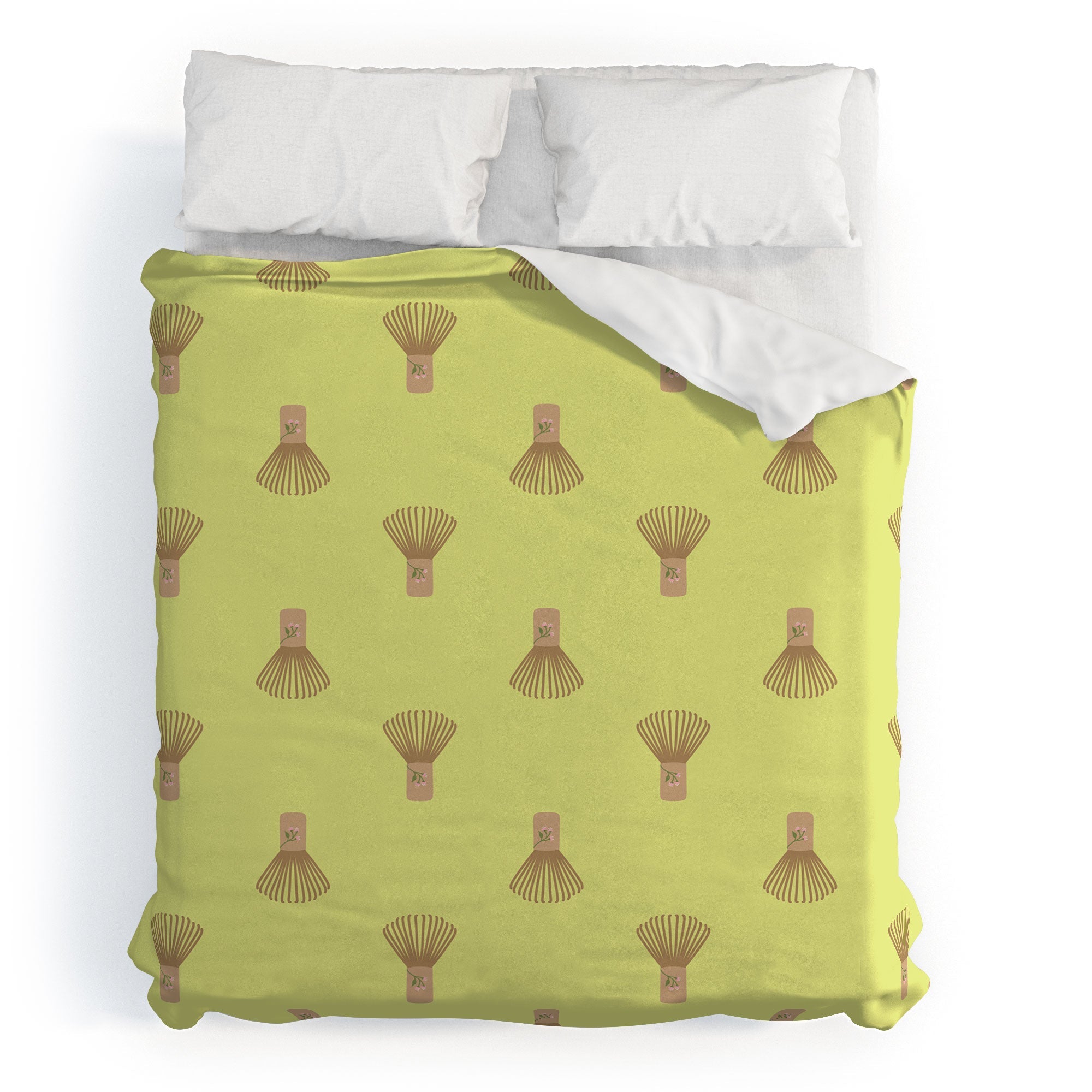 Design by Spark Matcha Whisk Duvet Cover