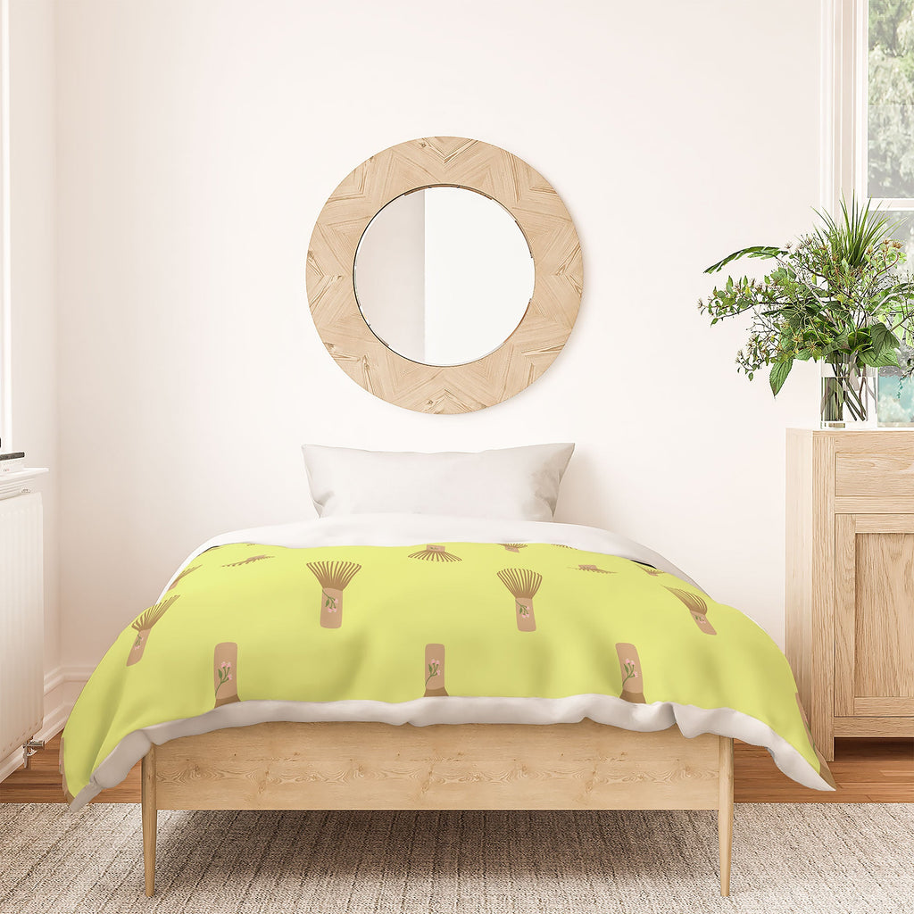 Design by Spark Matcha Whisk Duvet Cover