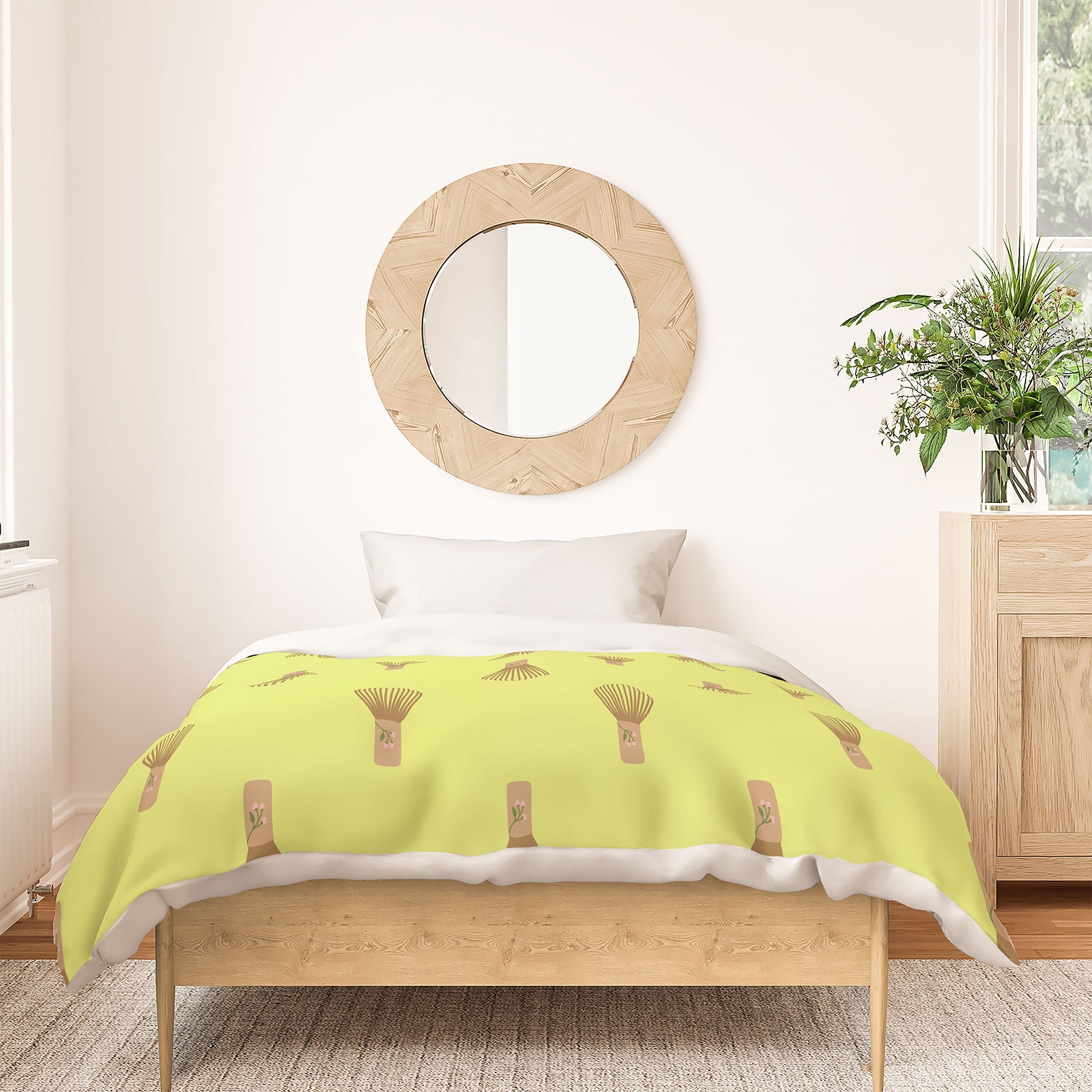 Design by Spark Matcha Whisk Duvet Cover