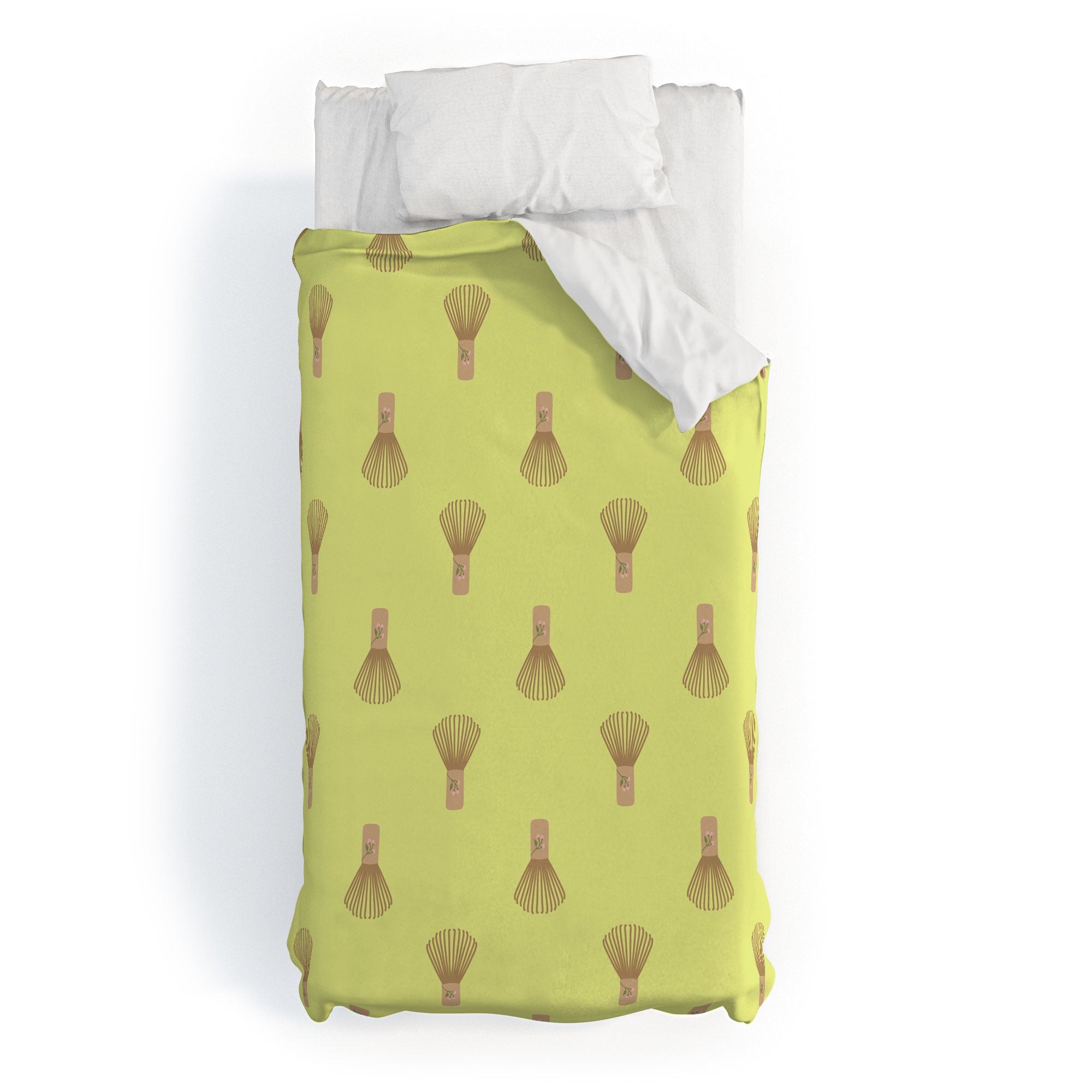 Design by Spark Matcha Whisk Duvet Cover