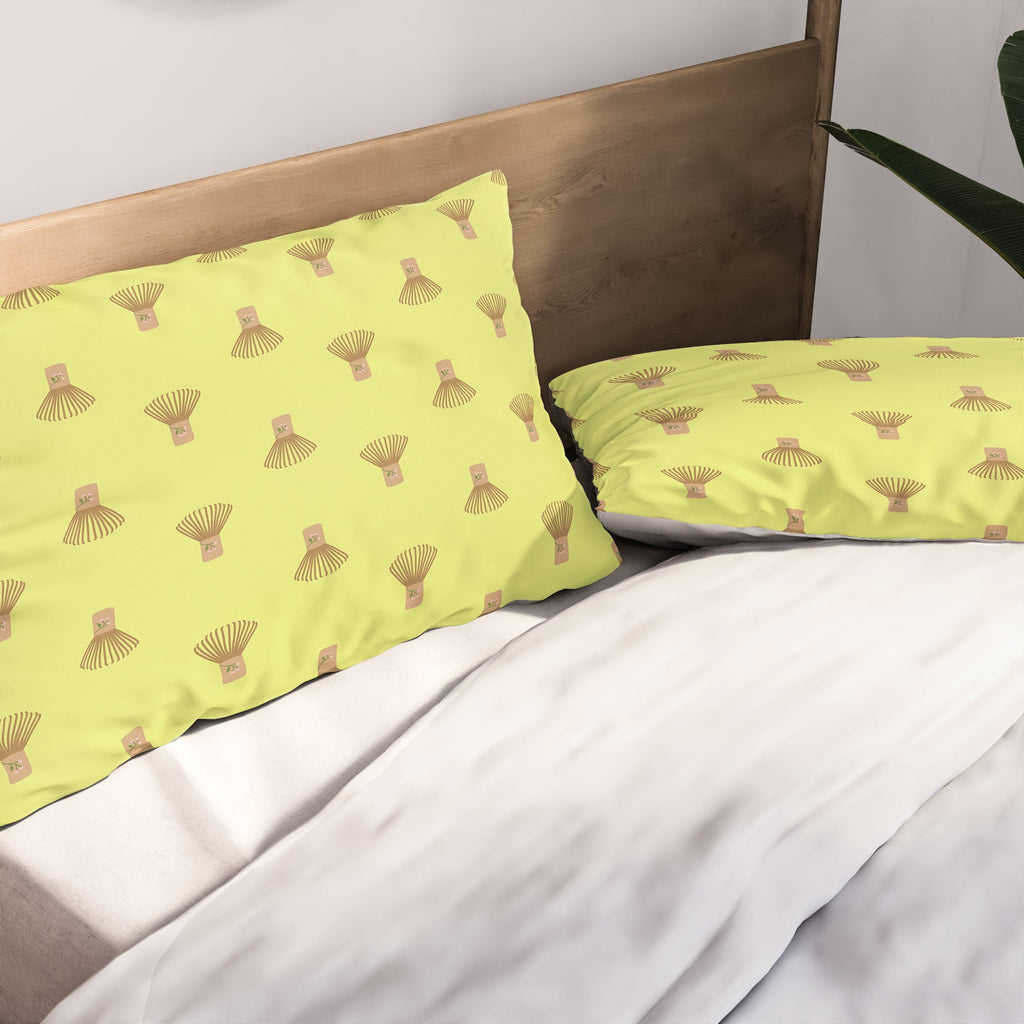 Design by Spark Matcha Whisk Pillow Shams