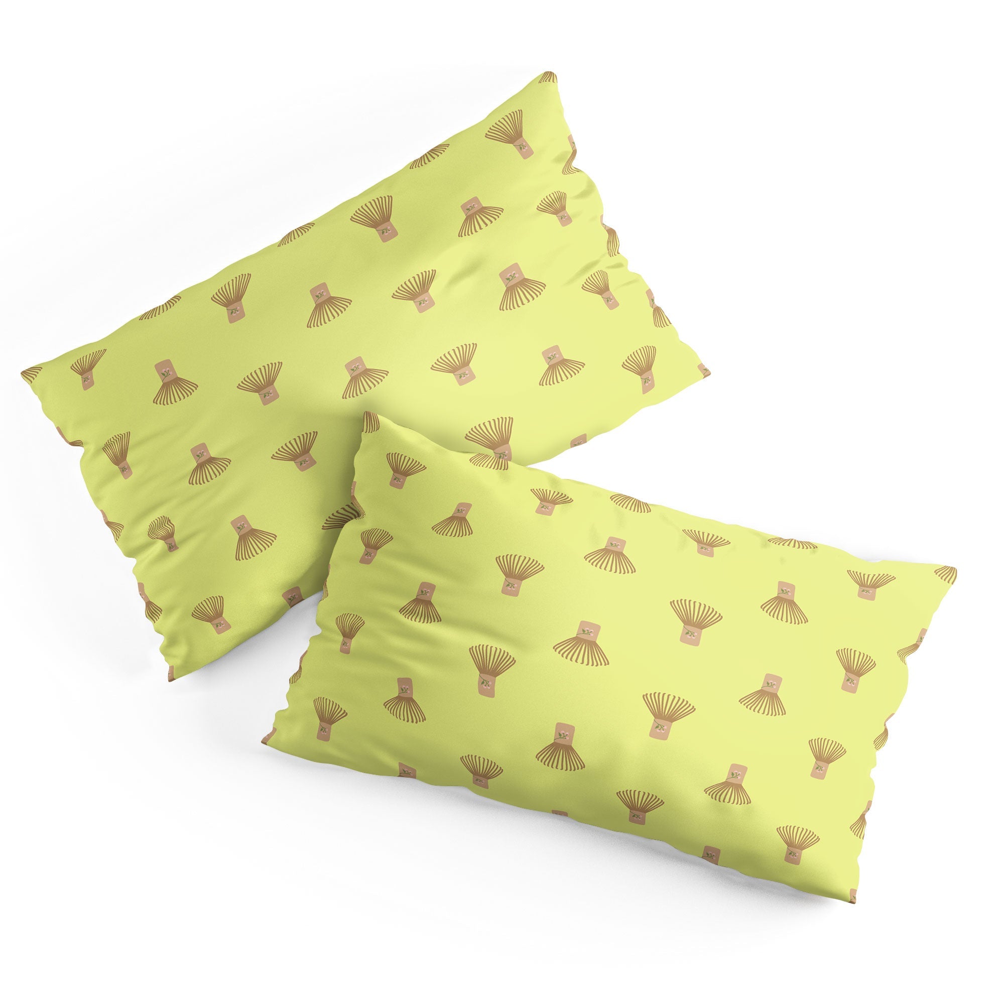 Design by Spark Matcha Whisk Pillow Shams