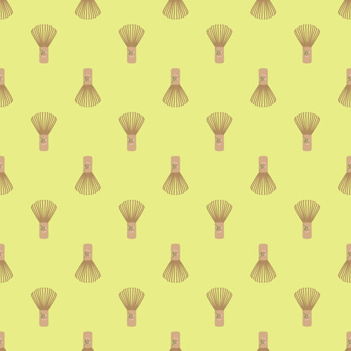 Design by Spark Matcha Whisk Shower Curtain