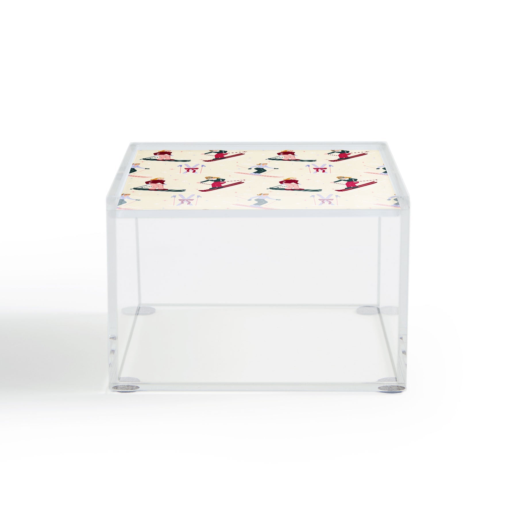 Design by Spark Retro Ski Girls Acrylic Box