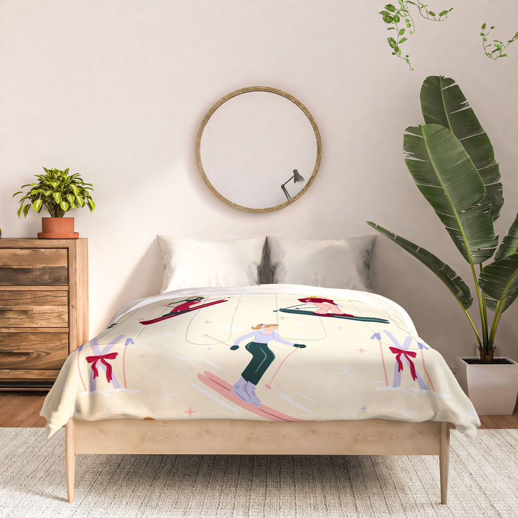 Design by Spark Retro Ski Girls Comforter