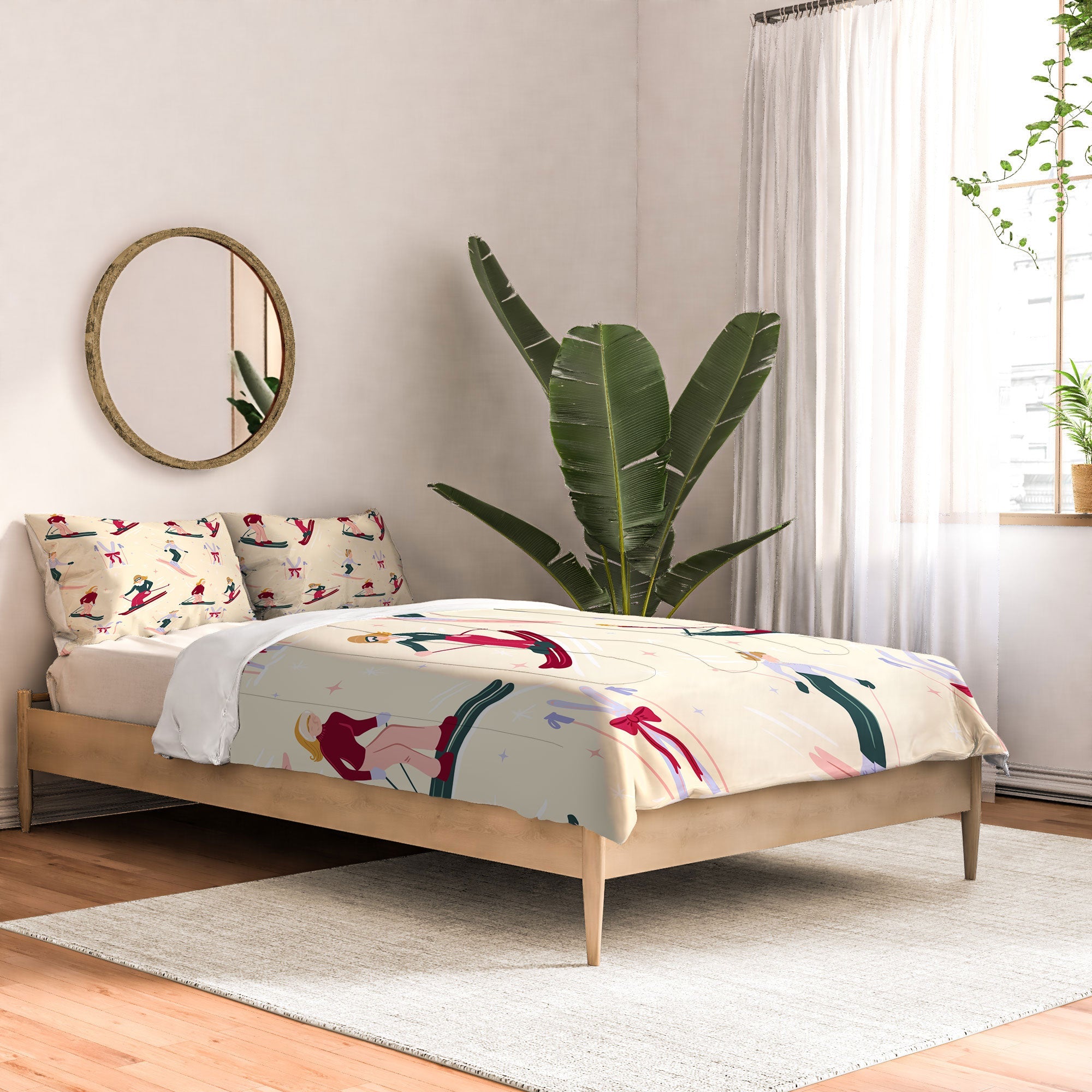 Design by Spark Retro Ski Girls Comforter