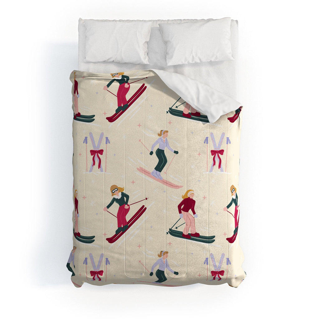 Design by Spark Retro Ski Girls Comforter