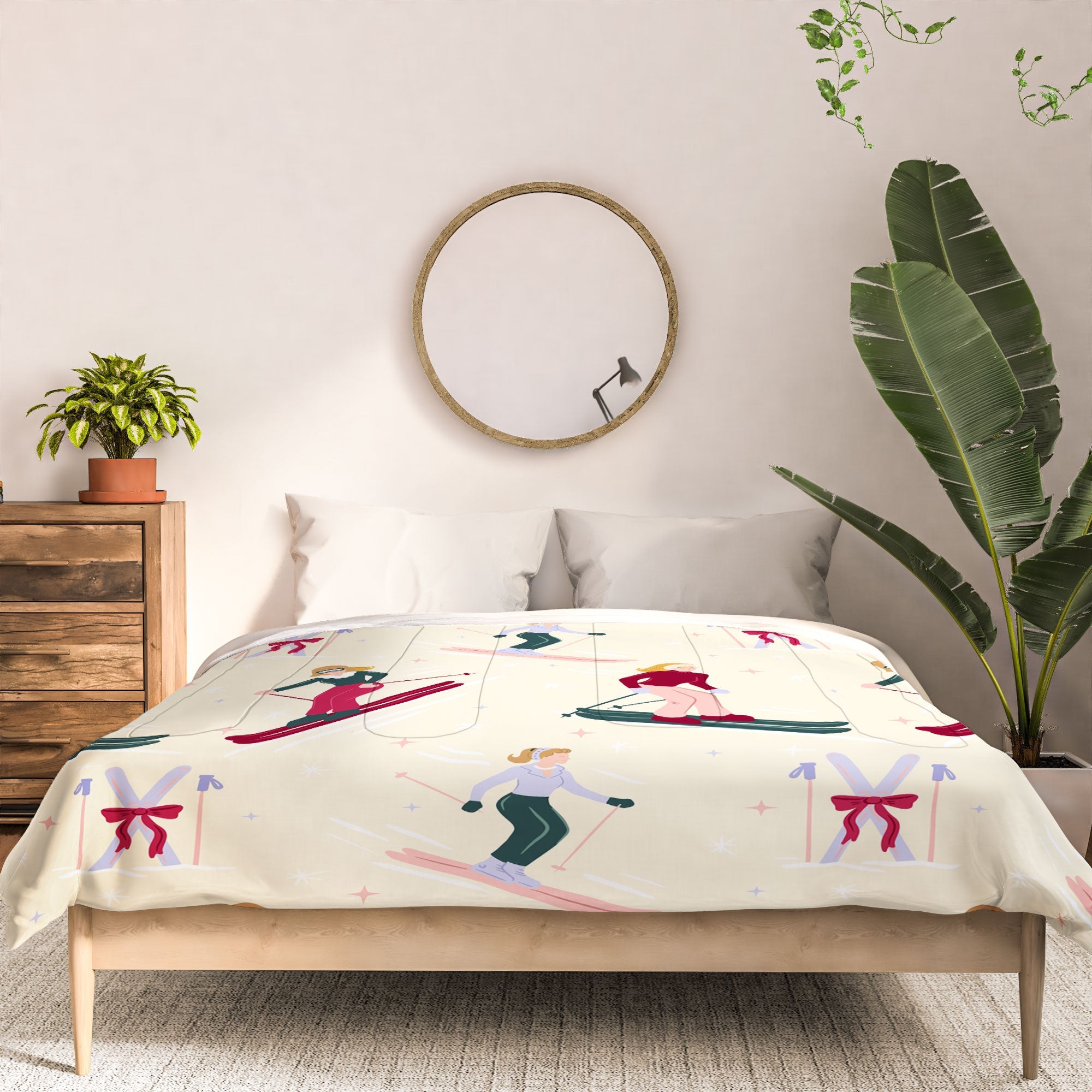Design by Spark Retro Ski Girls Comforter