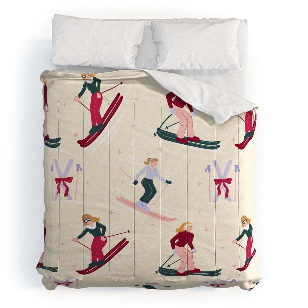 Design by Spark Retro Ski Girls Comforter