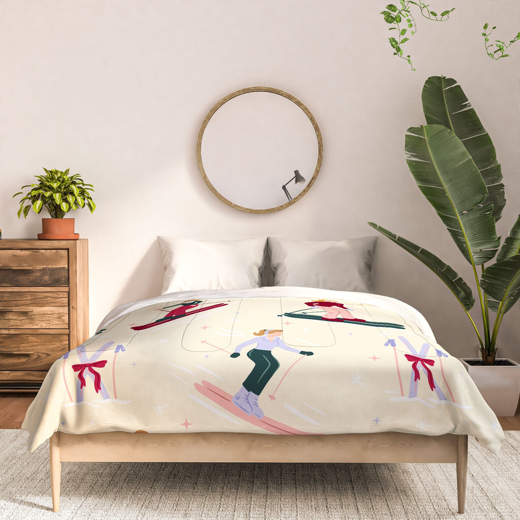Design by Spark Retro Ski Girls Comforter