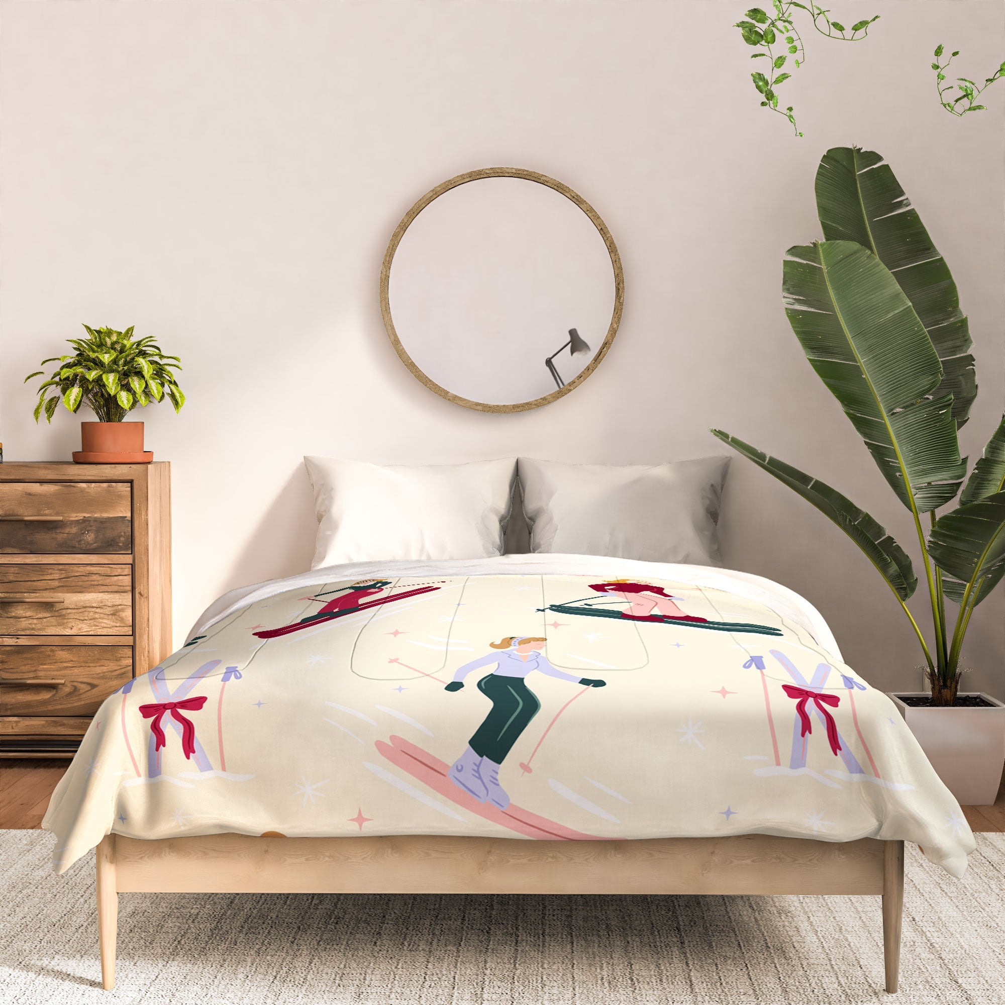 Design by Spark Retro Ski Girls Comforter