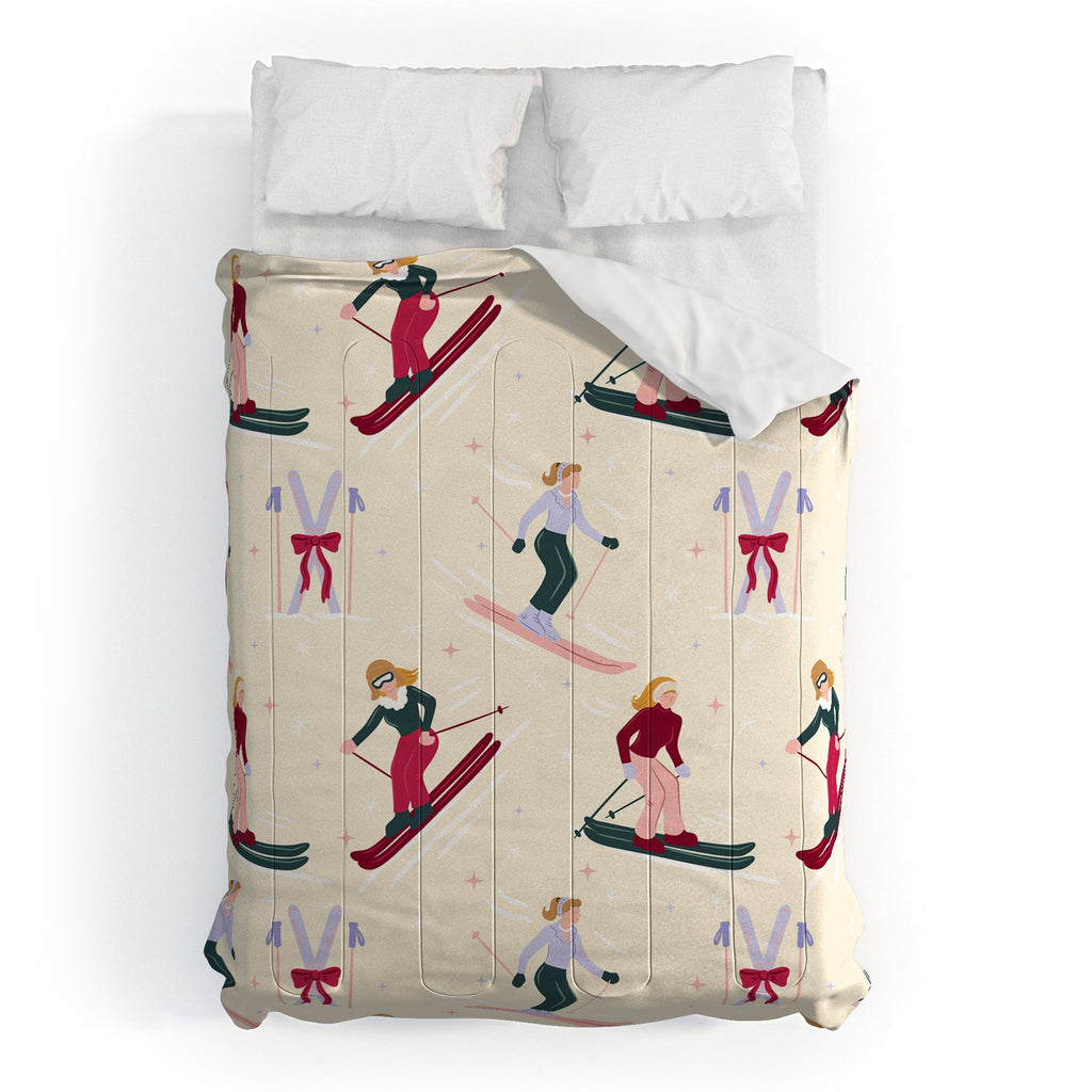 Design by Spark Retro Ski Girls Comforter