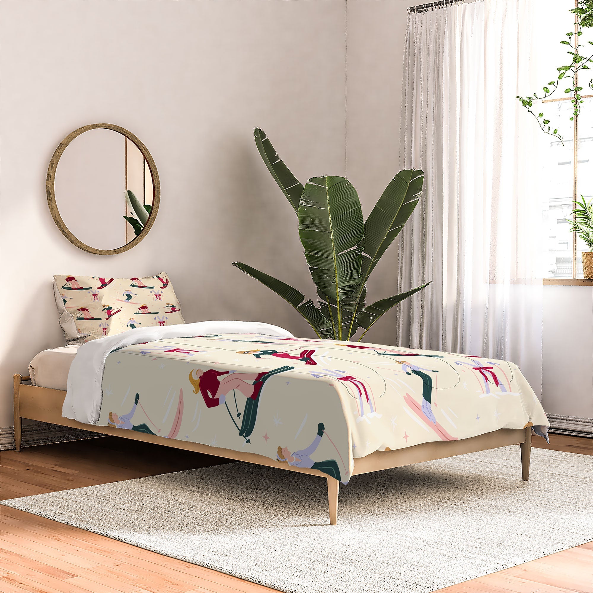 Design by Spark Retro Ski Girls Comforter