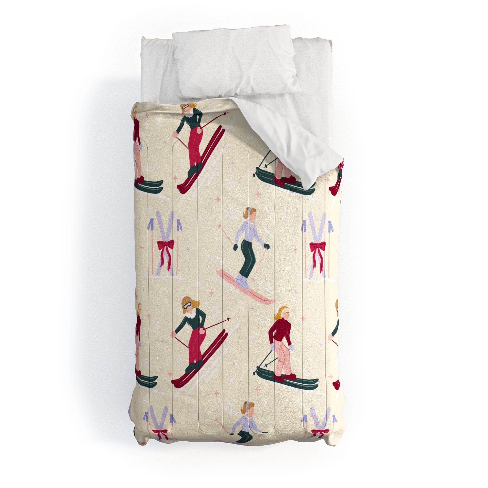 Design by Spark Retro Ski Girls Comforter