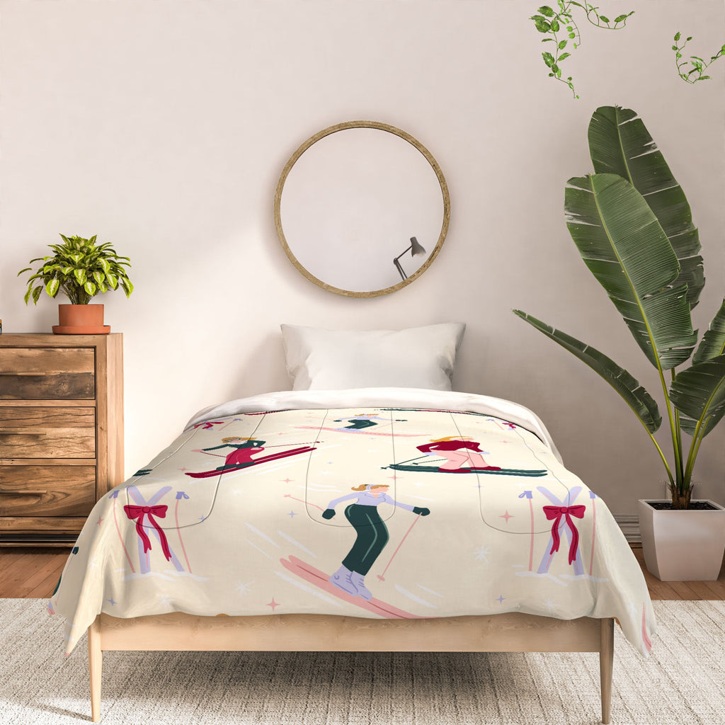 Design by Spark Retro Ski Girls Comforter