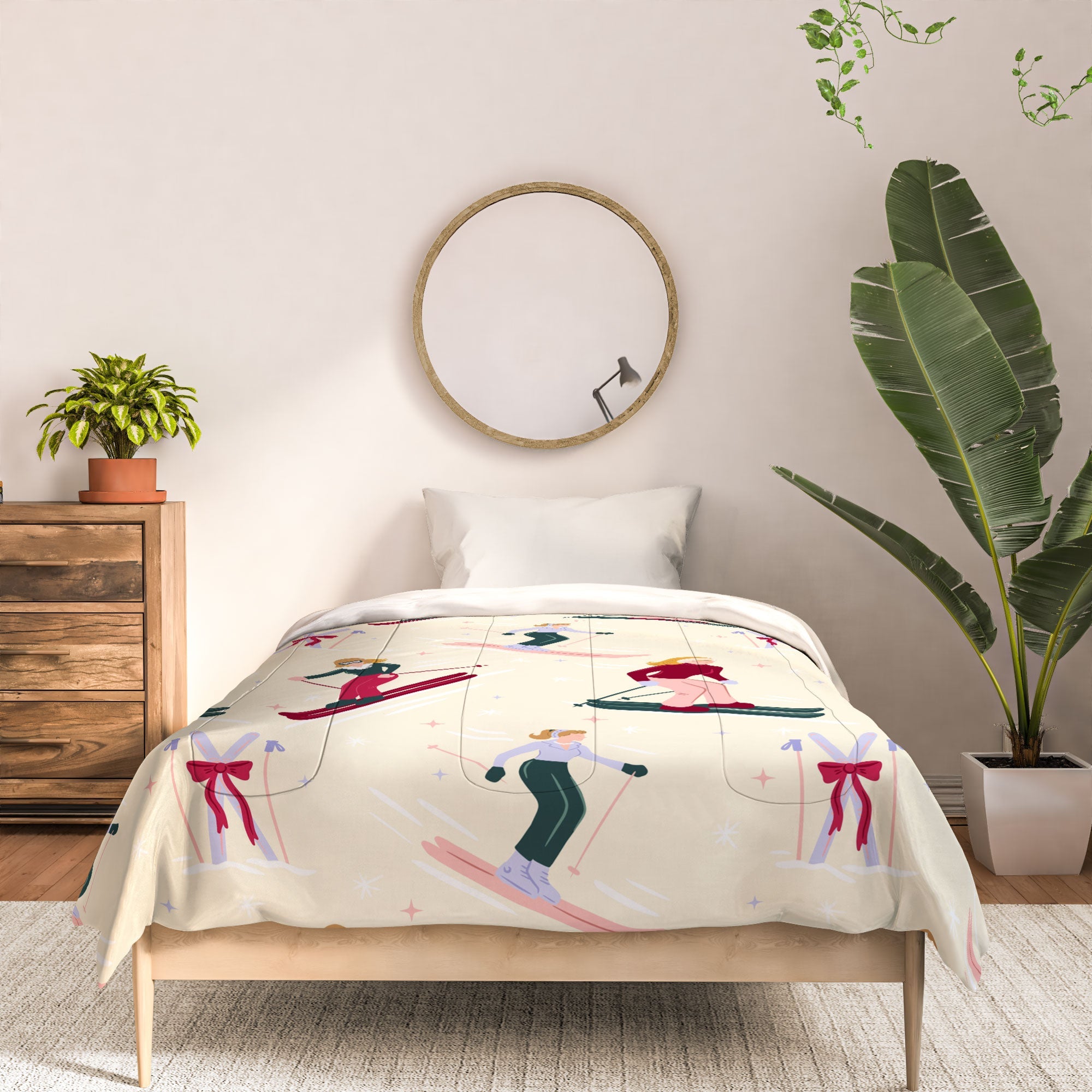 Design by Spark Retro Ski Girls Comforter
