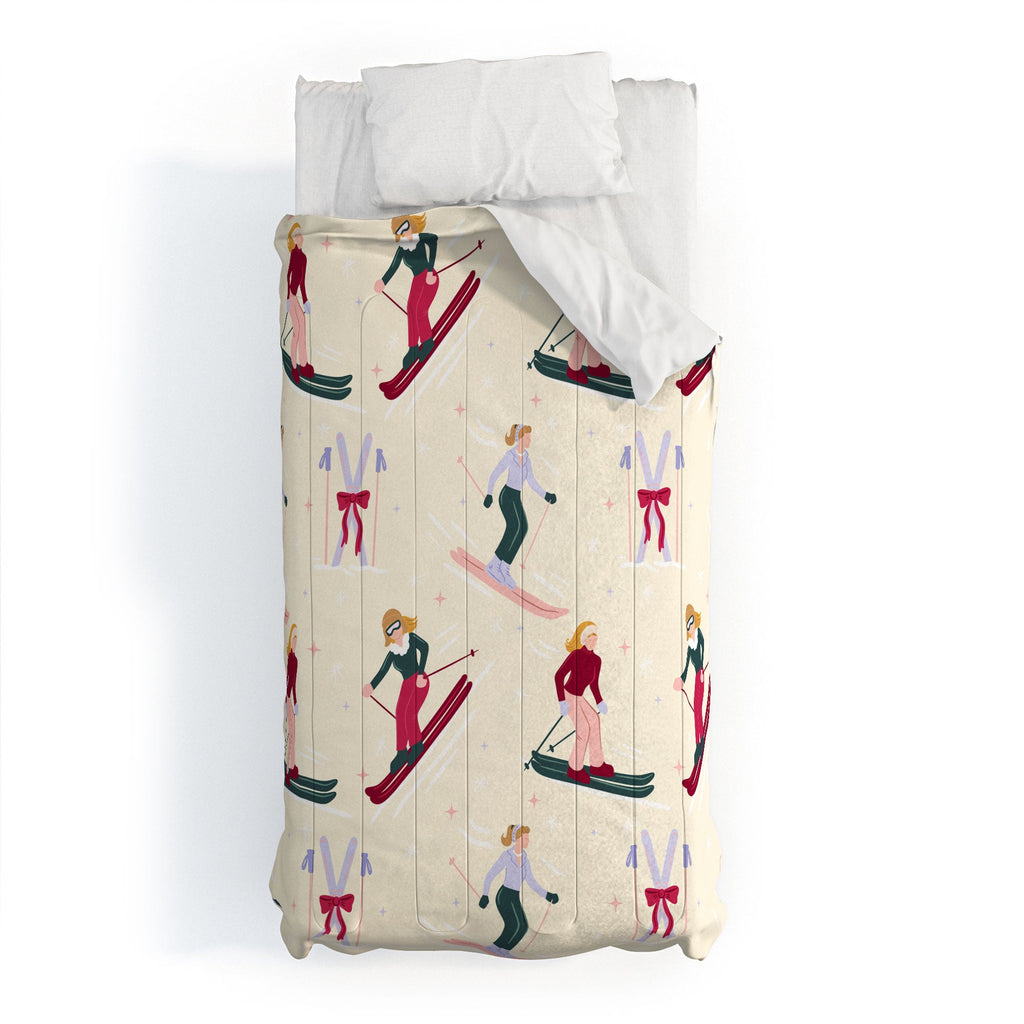 Design by Spark Retro Ski Girls Comforter