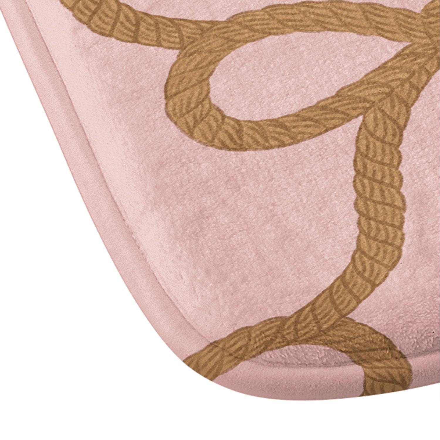 Design by Spark Ribbon Rope Memory Foam Bath Mat