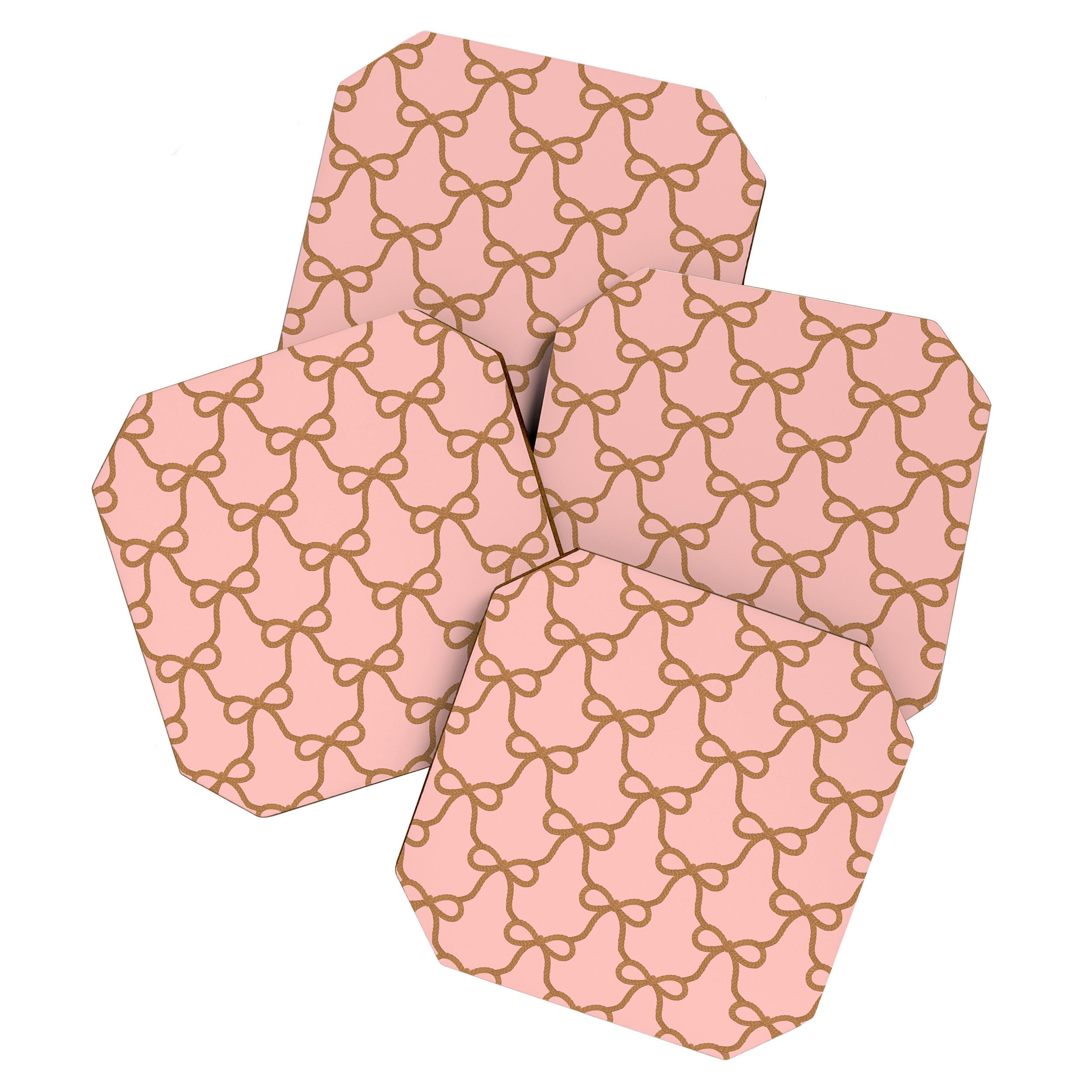 Design by Spark Ribbon Rope Coaster Set