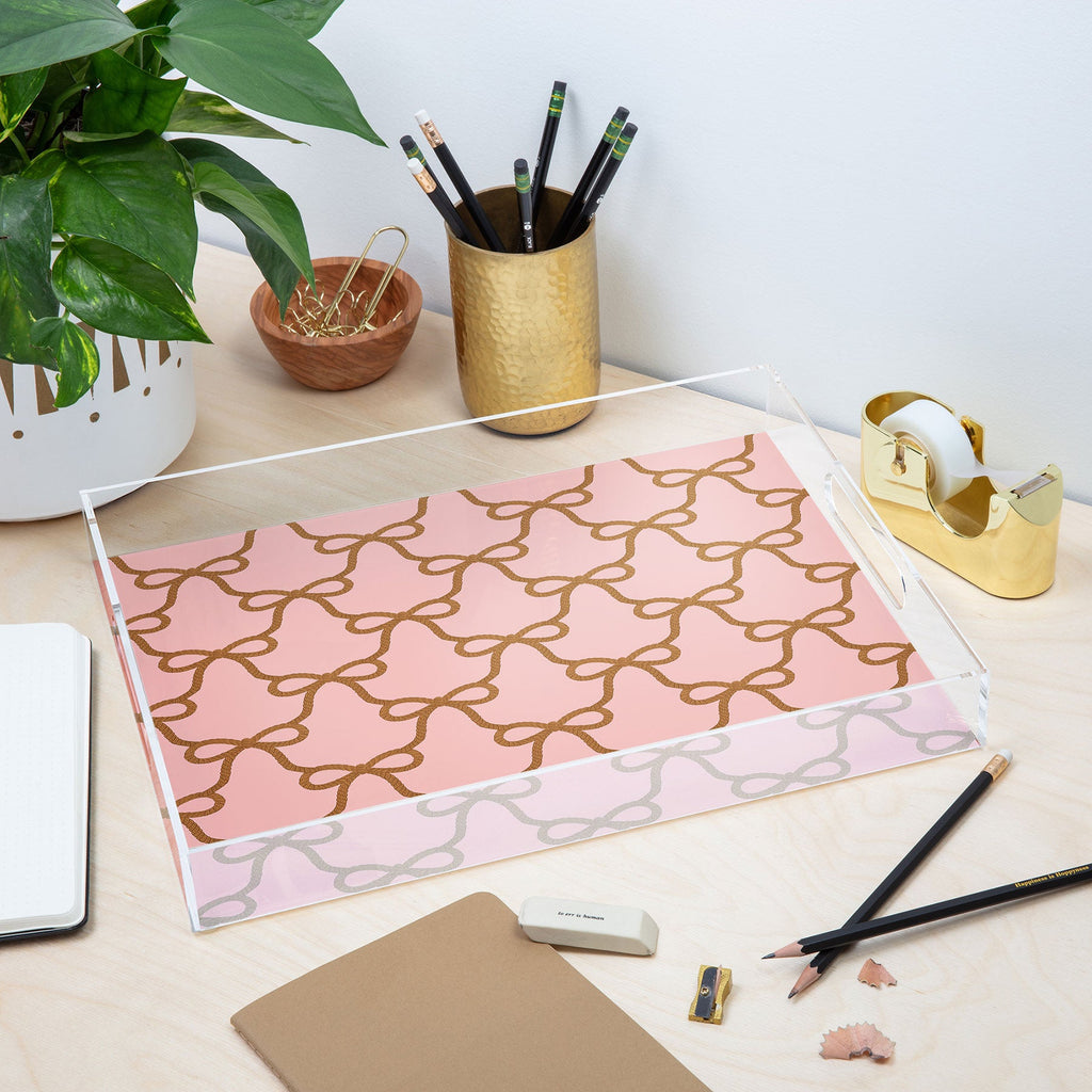 Design by Spark Ribbon Rope Acrylic Tray