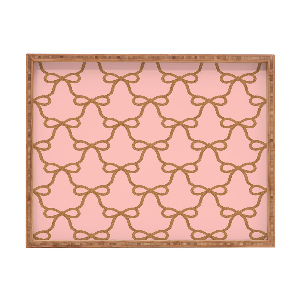 Design by Spark Ribbon Rope Rectangular Tray