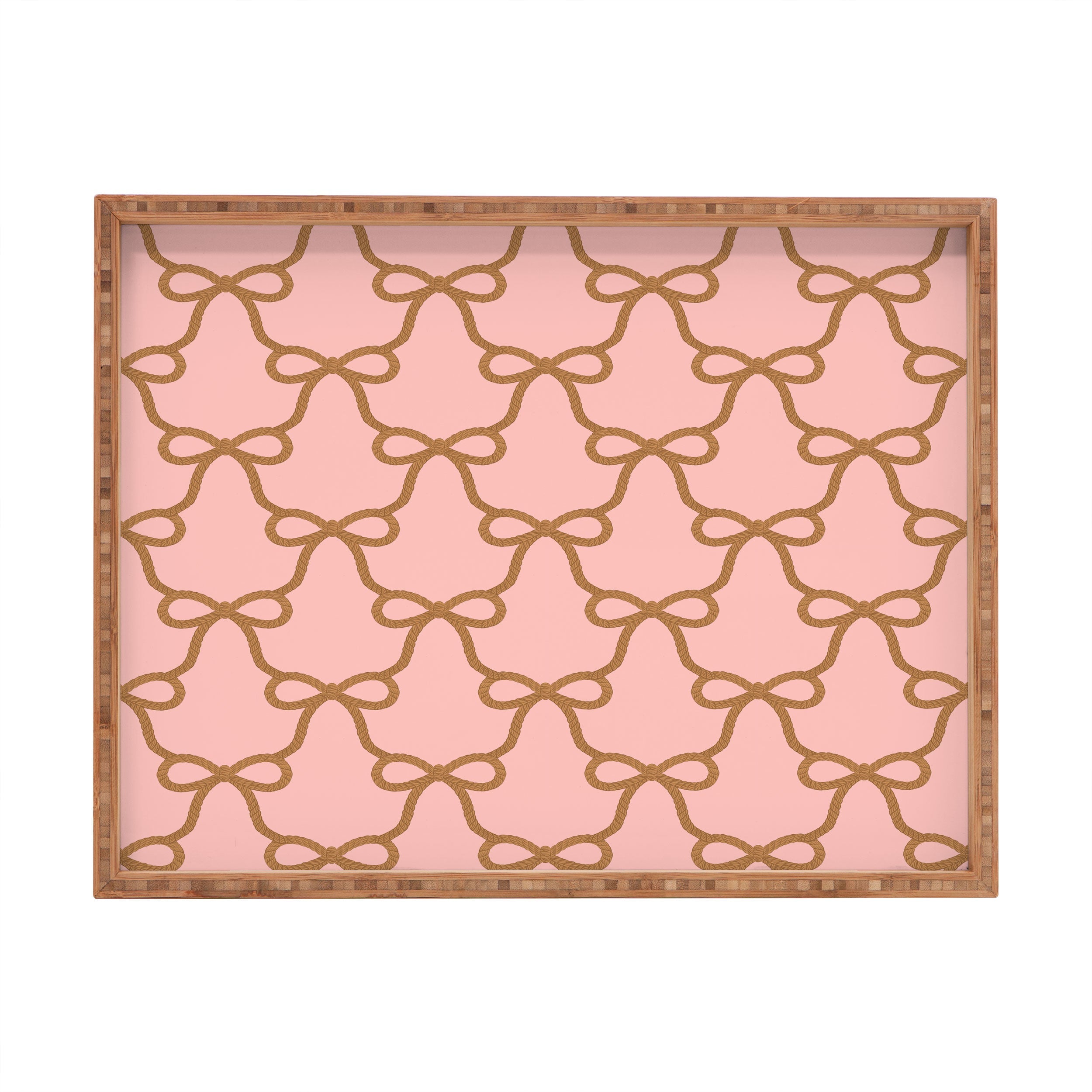 Design by Spark Ribbon Rope Rectangular Tray