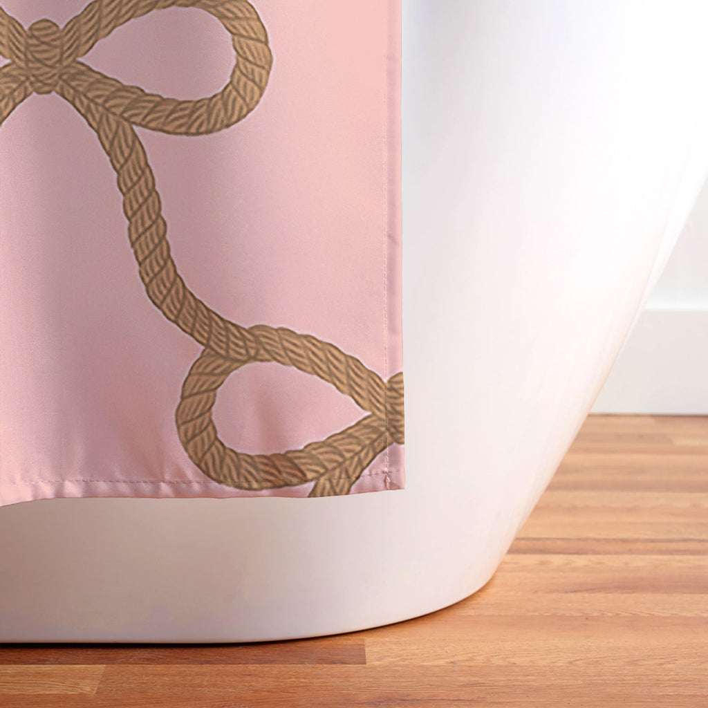 Design by Spark Ribbon Rope Shower Curtain