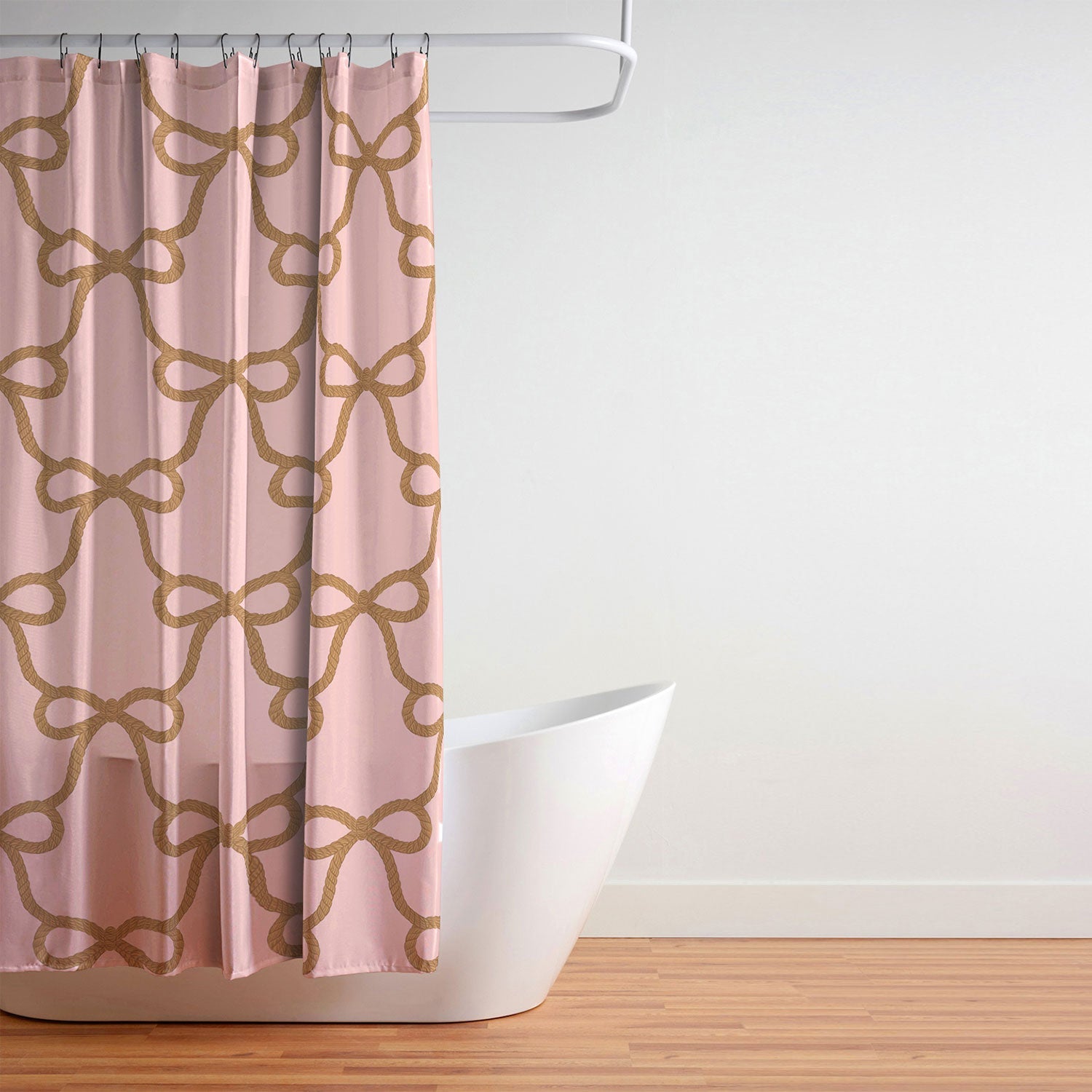 Design by Spark Ribbon Rope Shower Curtain