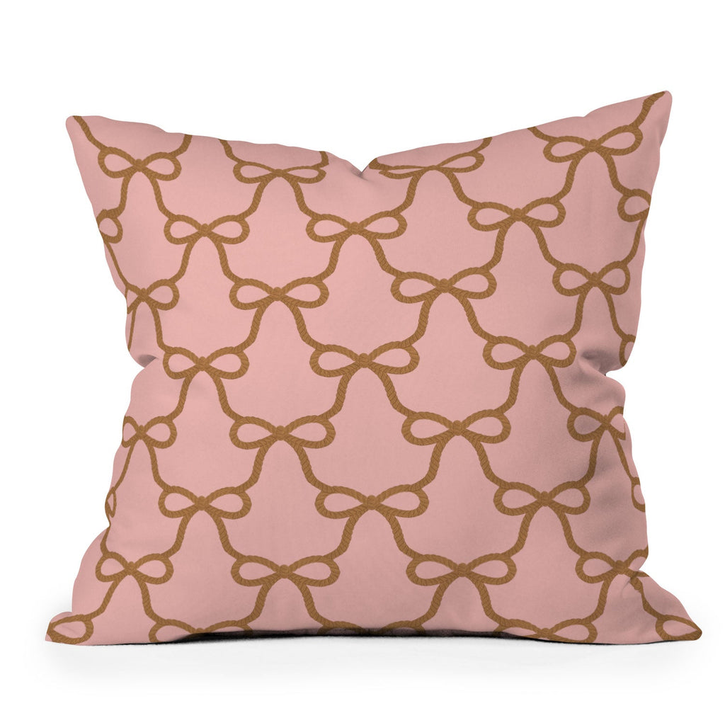 Design by Spark Ribbon Rope Throw Pillow