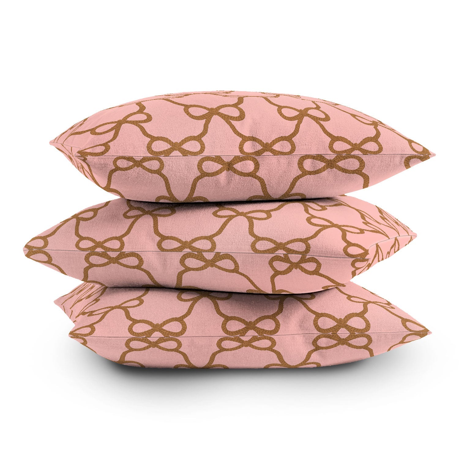Design by Spark Ribbon Rope Throw Pillow