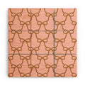 Design by Spark Ribbon Rope Wood Wall Mural