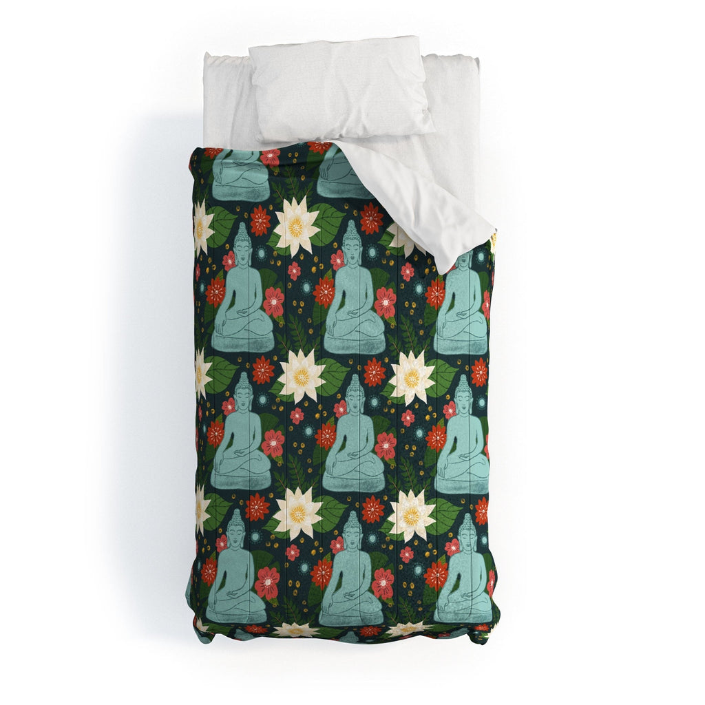 Design by Spark Meditating Lotus Buddha Comforter