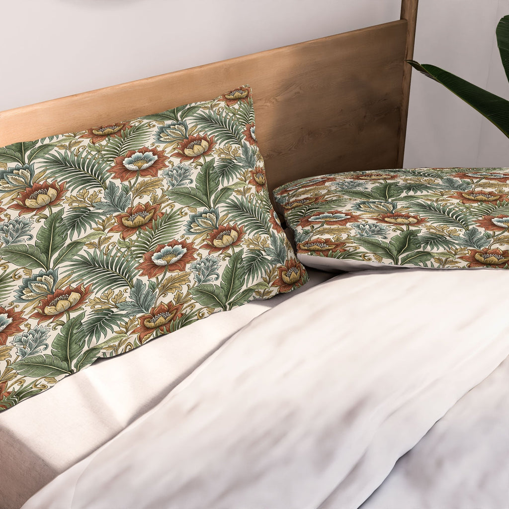 Marta Barragan Camarasa Retro Jungle Garden Pillow Shams