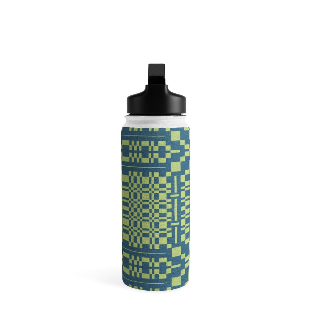 Marta Barragan Camarasa Nostalgic Grid Design Water Bottle