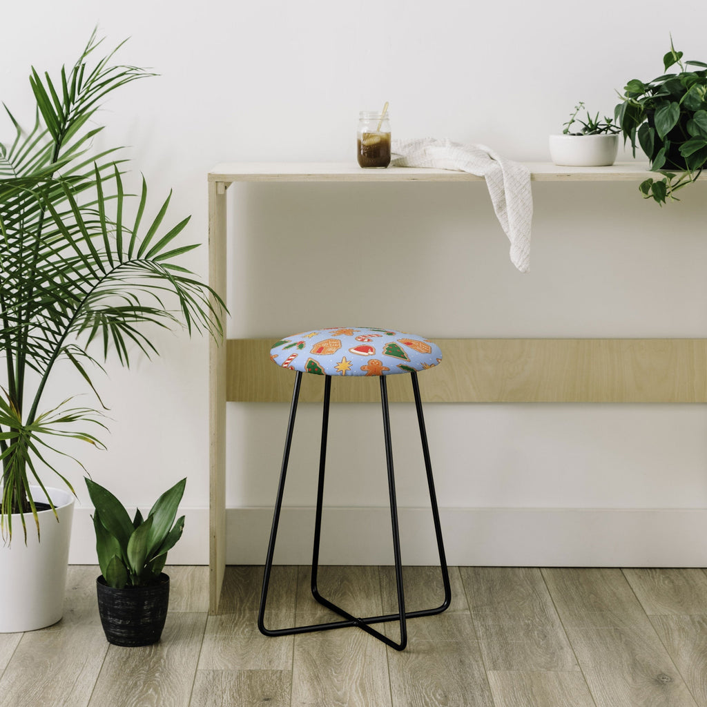 Love_Ryming Christmas Cookies Counter Stool