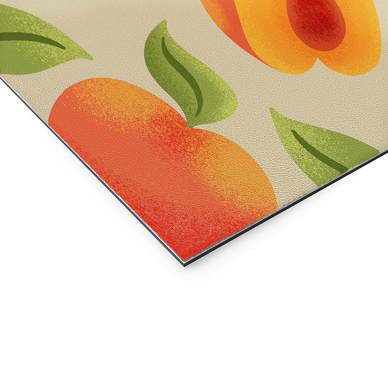 Jessica Molina Peach Pattern Welcome Mat