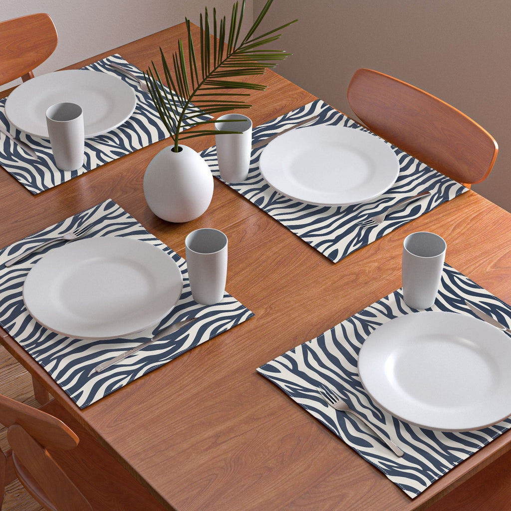 Avenie BR Navy Tiger Stripes Placemat