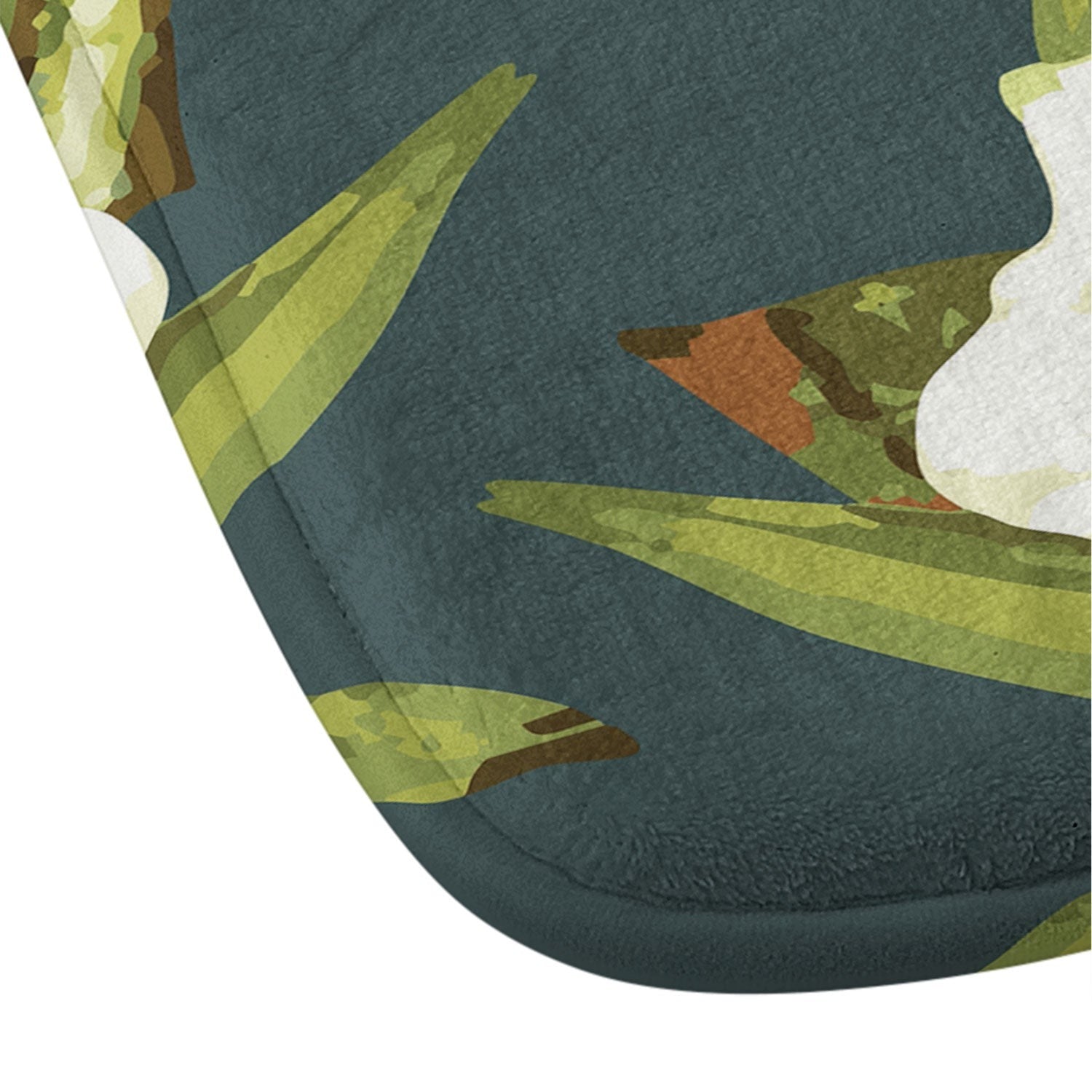 ThirtyOne Illustrations Circa in Olive Memory Foam Bath Mat