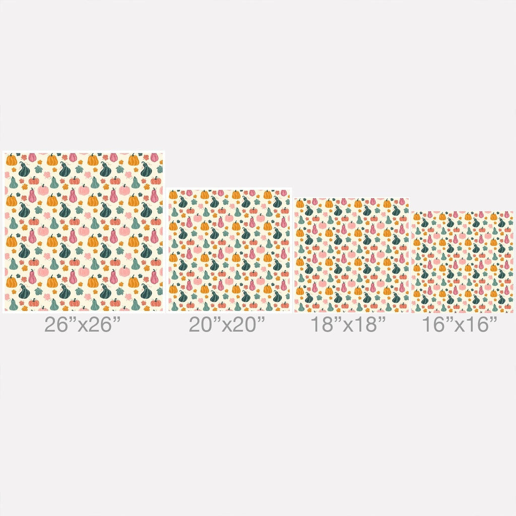 Design by Spark Gourdgeous Autumn Outdoor Throw Pillow