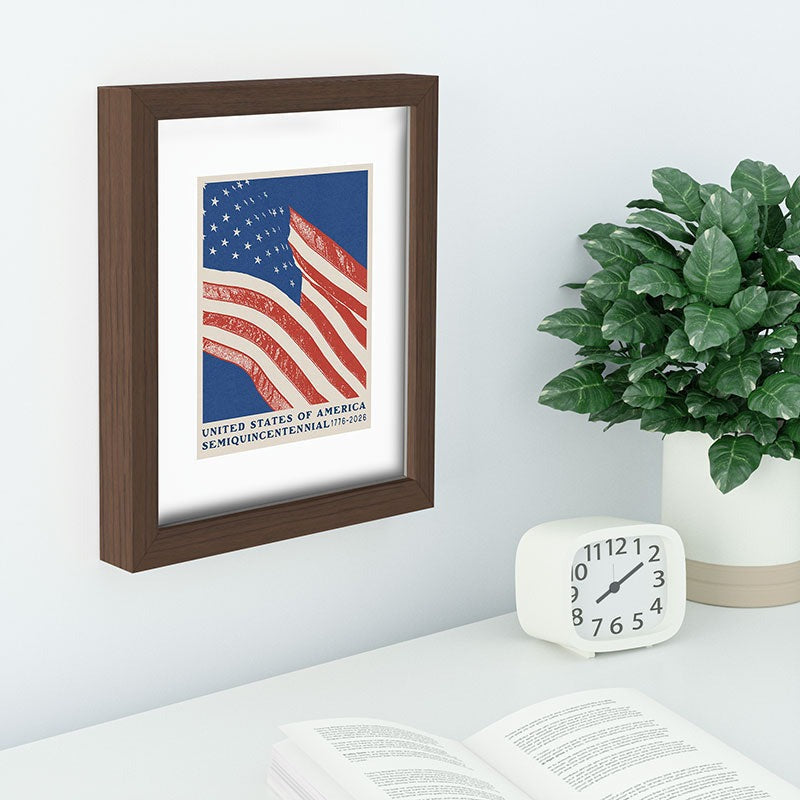 DENY Designs Stars n Stripes Semiquincentennial Recessed Framing Rectangle