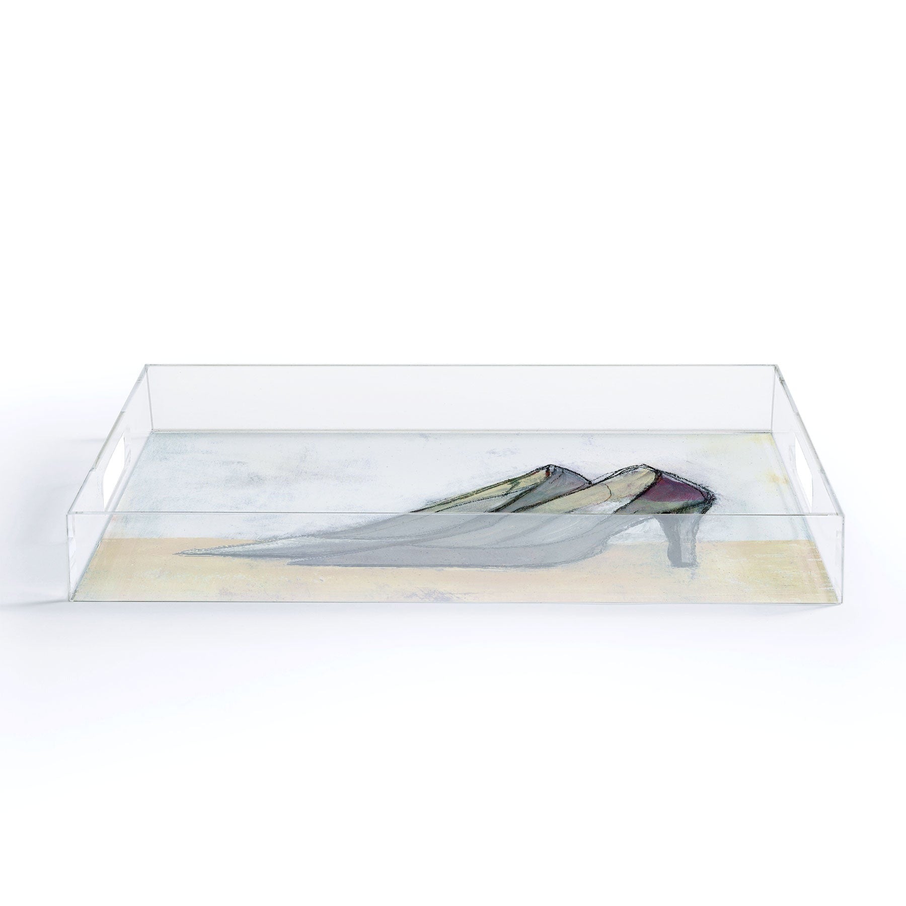Sophia Buddenhagen Grey Stiletto Acrylic Tray