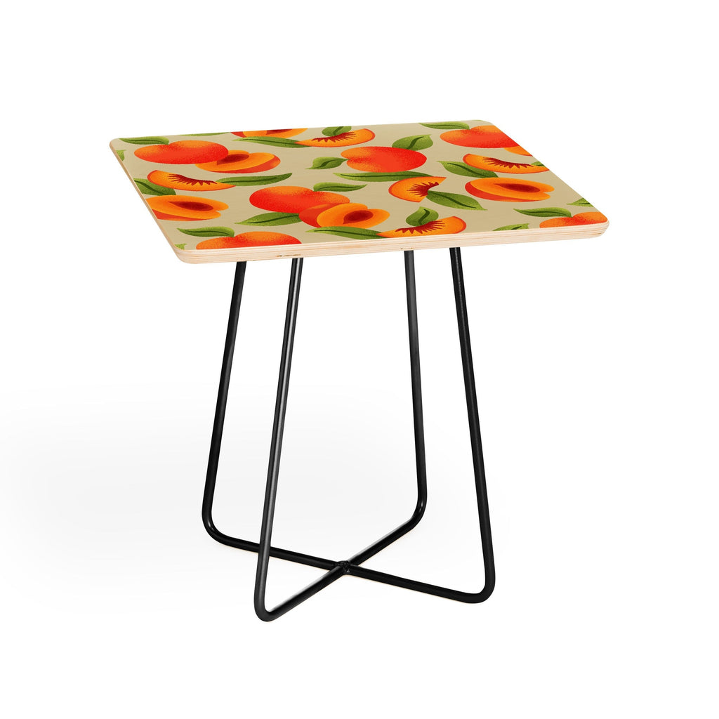 Jessica Molina Peach Pattern Side Table