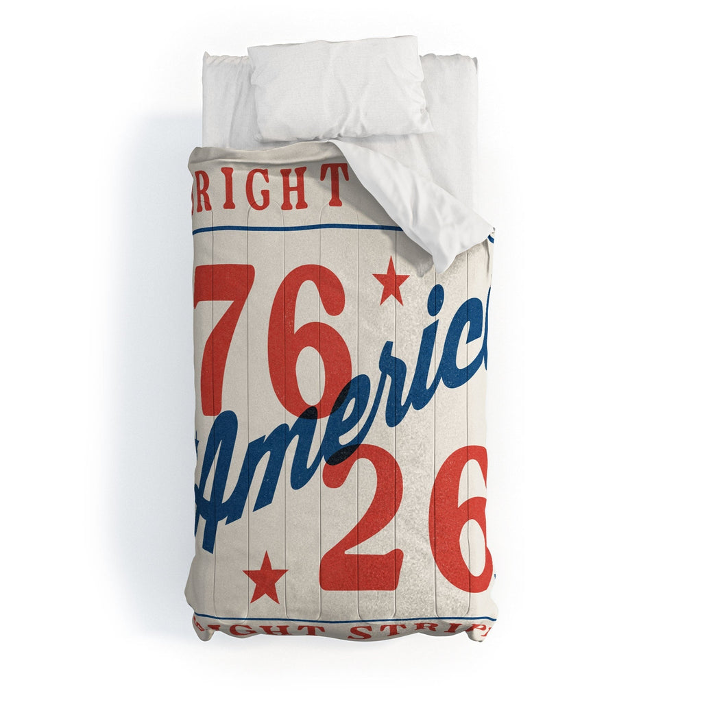 DENY Designs Bright Stars Bright Stripes Comforter