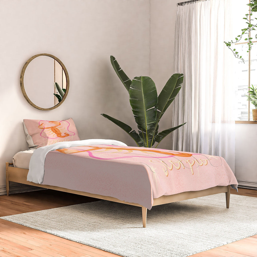 Little Om Zodiac Sign Scorpio Comforter