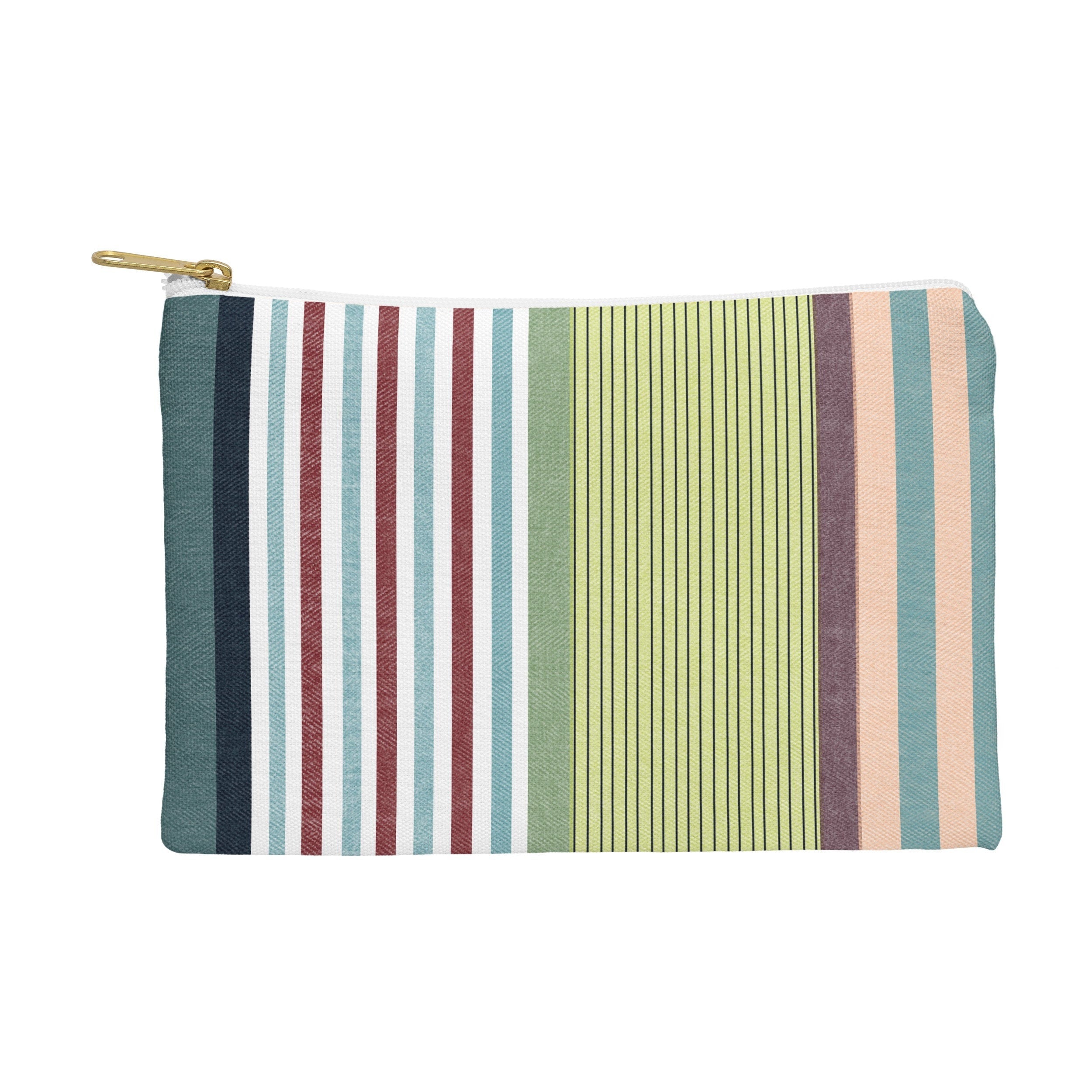 Marta Barragan Camarasa Colorful Stripe Delight Pouch