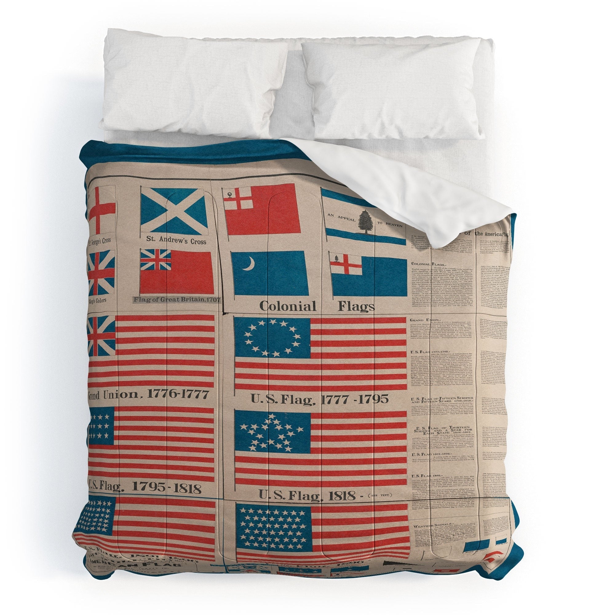 DENY Designs Goff s Evolution of the American Flag Comforter