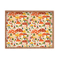 Valeria Frustaci autumnal mushrooms Rectangular Tray