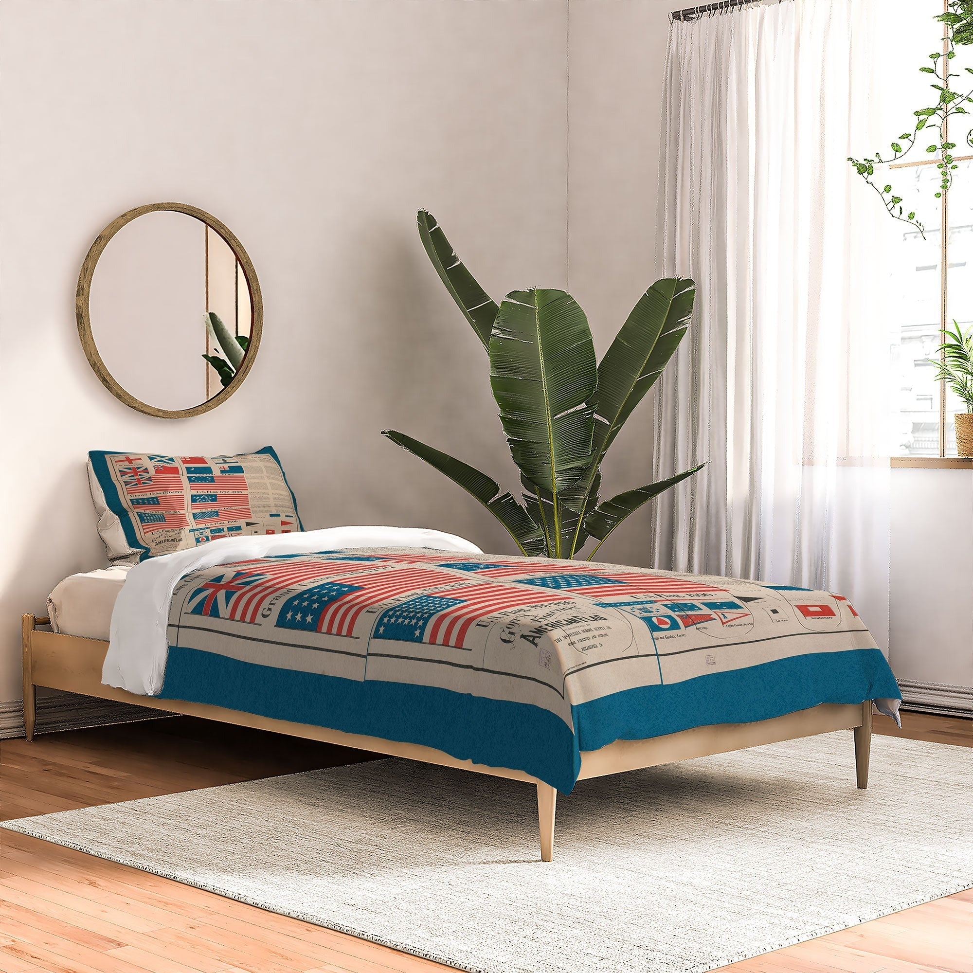 DENY Designs Goff s Evolution of the American Flag Comforter